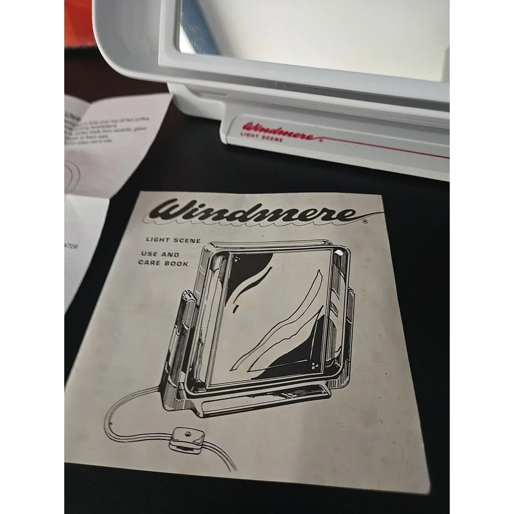 Vintage Windmere Mirror Light Scene Makeup Cosmetic Vanity Mirror Lighted Retro
